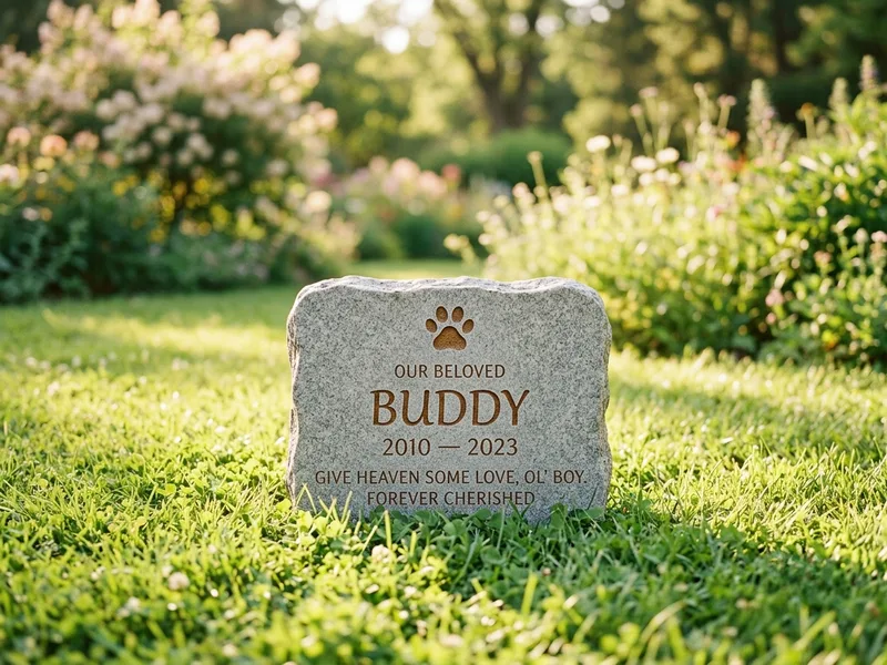 Pet Memorials & Signage — Rock of Ages Sandblasting